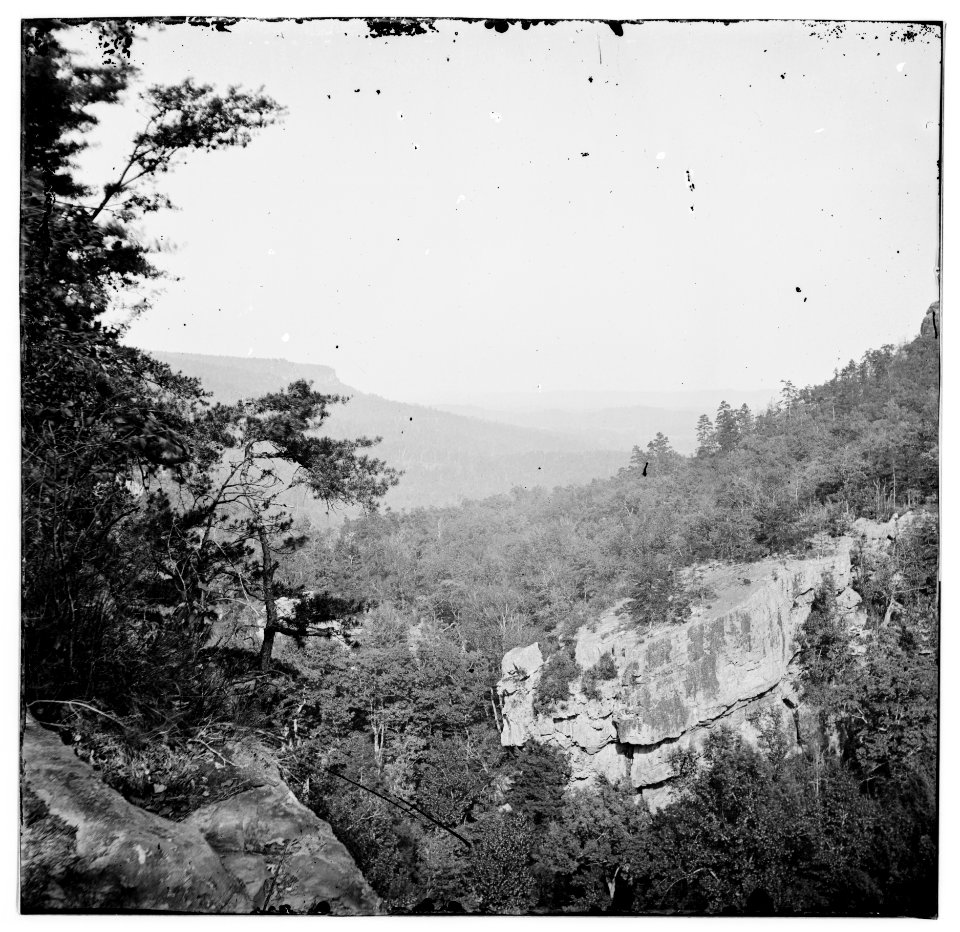 Chattanooga, Tennessee (vicinity). View from Lookout Mountain LOC cwpb.02126