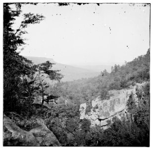 Chattanooga, Tennessee (vicinity). View from Lookout Mountain LOC cwpb.02126