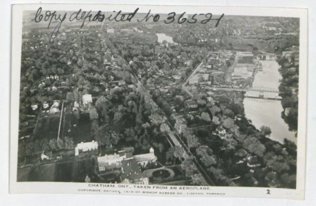 Chatham Ontario from the Air (HS85-10-36521) original