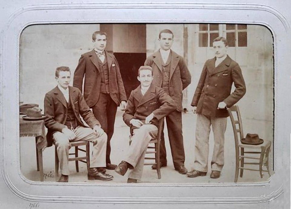 Chaumont, lycée de Chaumont, album 21 (J David, 1900-01)