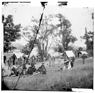 Chattanooga, Tenn., vicinity. Federal camp by the Tennessee River LOC cwpb.02153