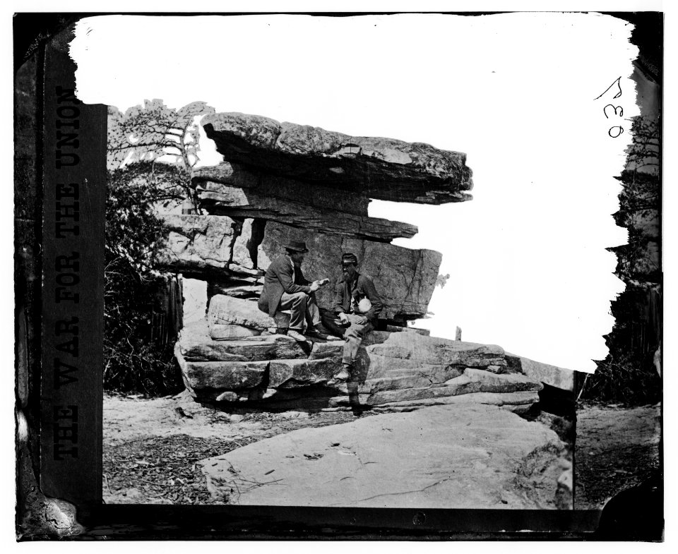 Chattanooga, Tenn., vicinity. Umbrella Rock on Lookout Mountain LOC cwpb.03432
