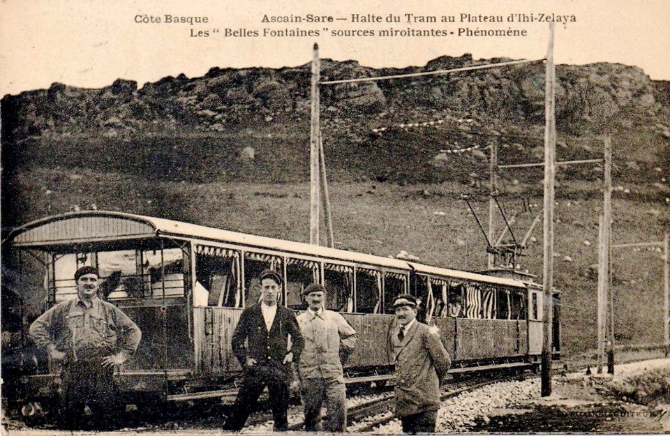 Chemin de fer de la Rhune Halte du tram à Ihi-Zelaya