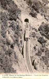 Chemin de fer de Martigny-Châtelard - Tunnel des Charbons
