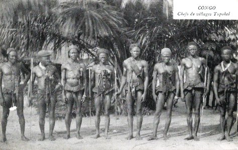 Chefs de villages Topokei-Congo
