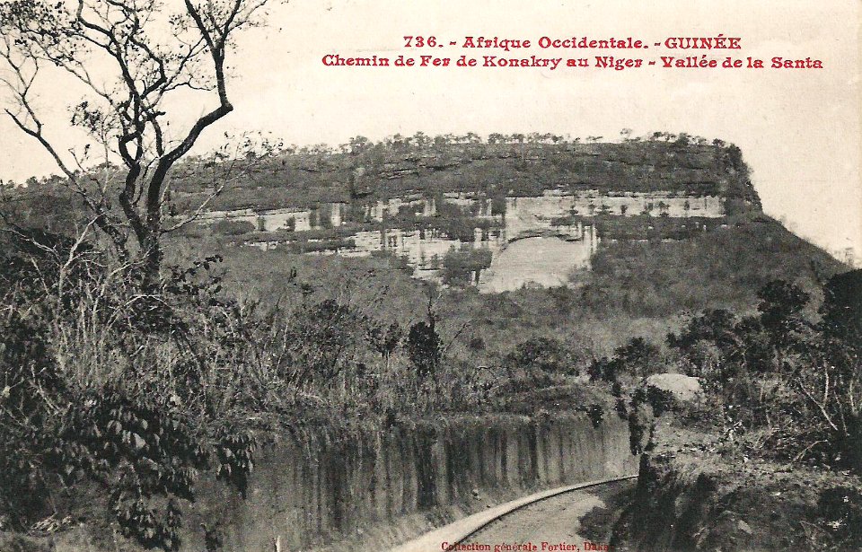 Chemin de Fer de Konakry au Niger-Vallée de la Santa (Guinée)