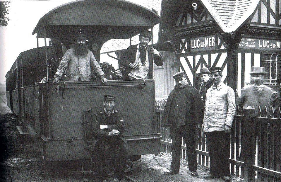 Chemin de Fer du Calvados train at Luc-sur-Mer