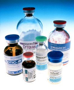 Chemotherapy bottles NCI