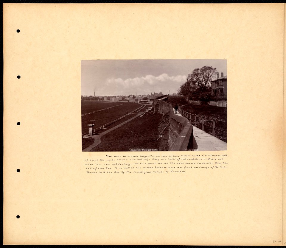 Chester wall and racecourse
