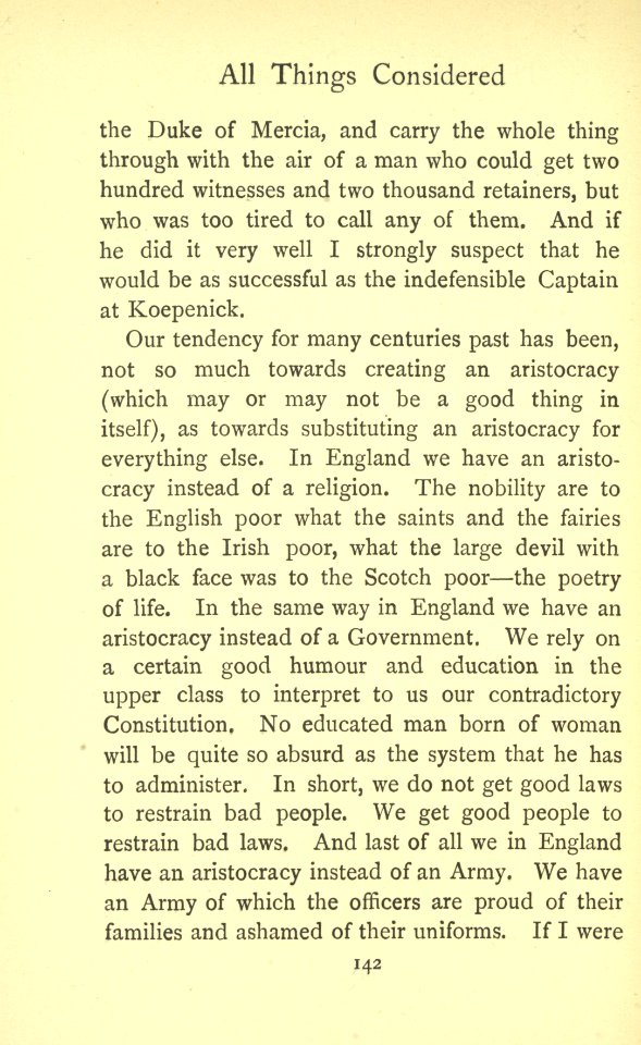 Chesterton - All Things Considered, p. 142