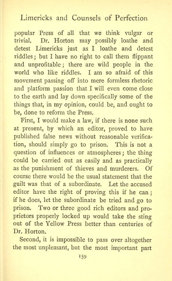 Chesterton - All Things Considered, p. 159