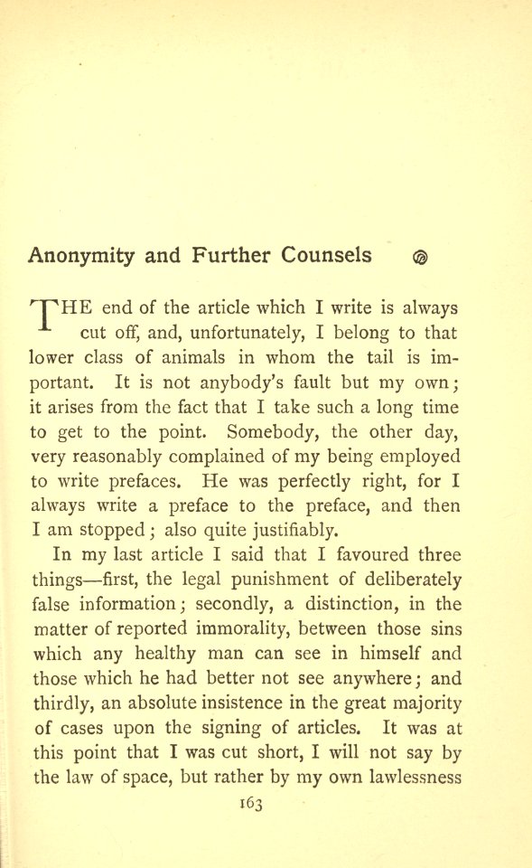 Chesterton - All Things Considered, p. 163