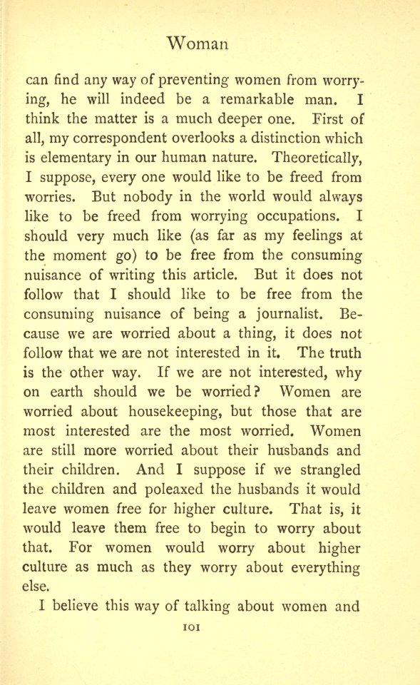 Chesterton - All Things Considered, p. 101
