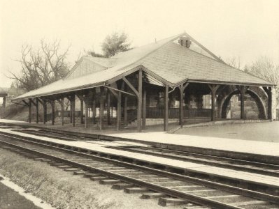 Chestnut Hill station from Houghton collection
