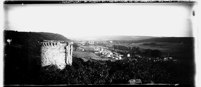 Chevreuse. Château de la Madeleine. La vallée de Chevreuse - Fonds Berthelé - 49Fi1183