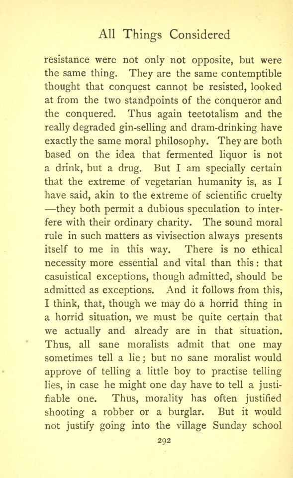 Chesterton - All Things Considered, p. 292