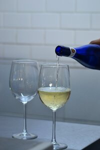 Cup white transparent