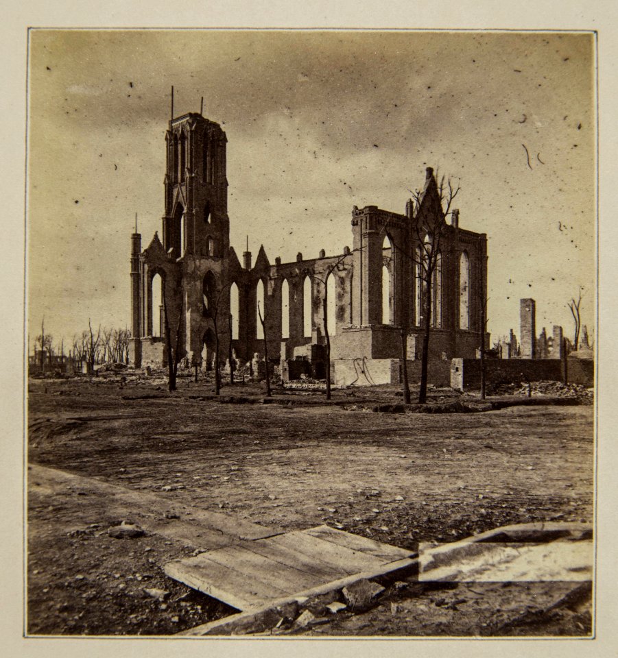 Chicago Fire of 1871, Cathedral of Holy Name (NBY 1608)
