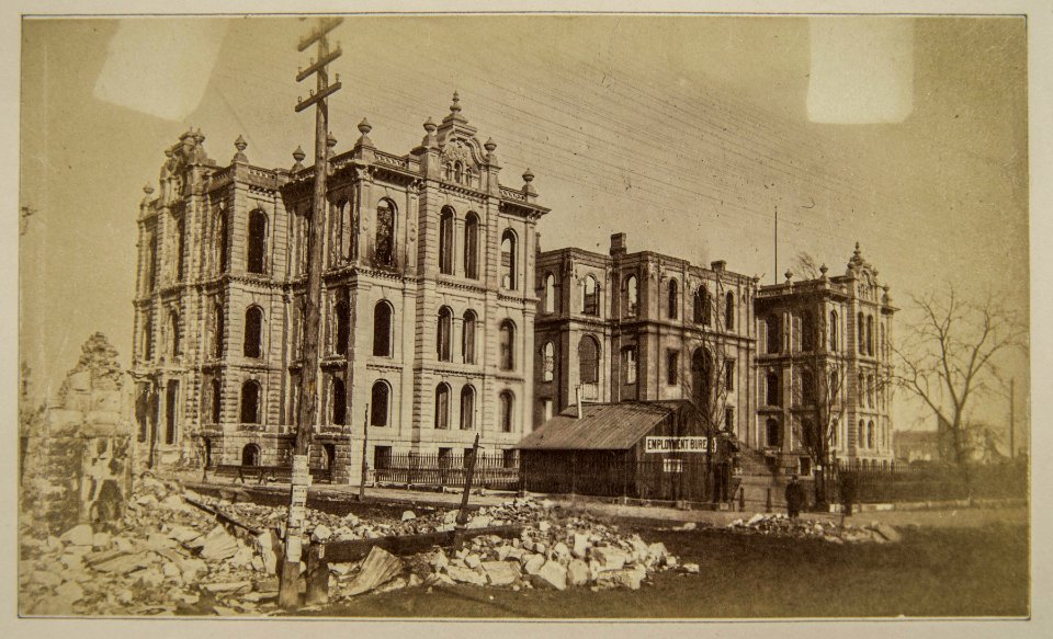 Chicago Fire of 1871, Court House (NBY 1411)