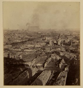Chicago Fire of 1871, From Court House Northeast (NBY 1290)