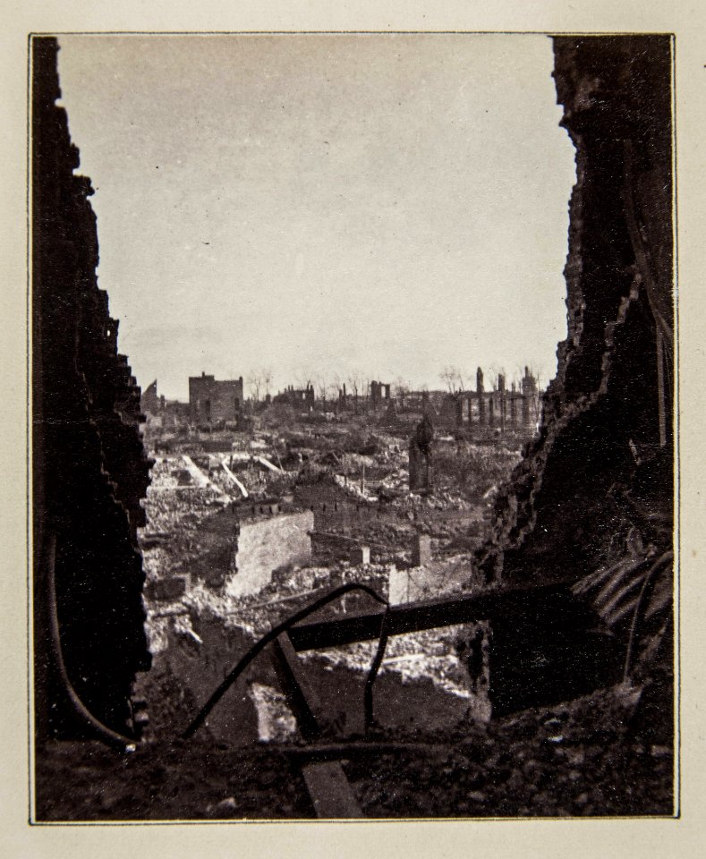Chicago Fire of 1871, From Tribune Building East (NBY 1665)