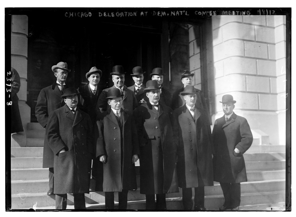 Chicago delegation at Dem. Nat'l Com'ee Meeting 1912 LCCN2014690185