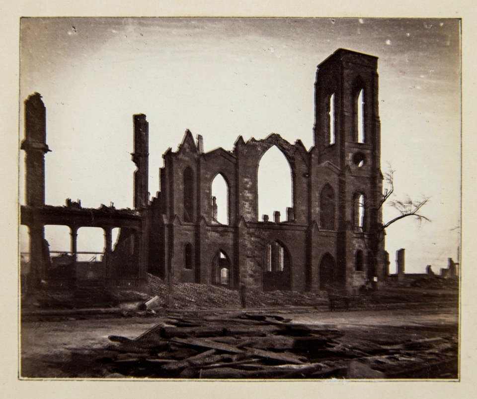 Chicago Fire of 1871, Second Presbyterian Church corner Wabash Ave. & Washington St. (NBY 1507)