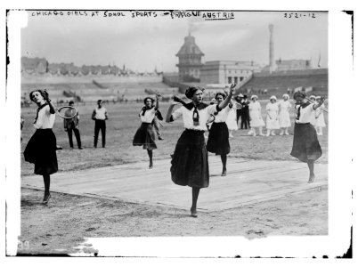 Chicago girls at Sokol Sports, Prague, Austria LCCN2014691798