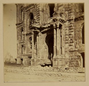 Chicago Fire of 1871, West Wing of Court House (NBY 1303)