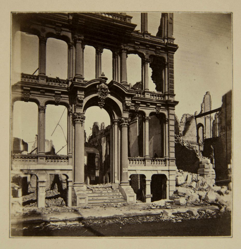 Chicago Fire of 1871, Insurance Building Washington St. (NBY 1489)