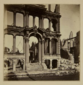 Chicago Fire of 1871, Insurance Building Washington St. (NBY 1489)