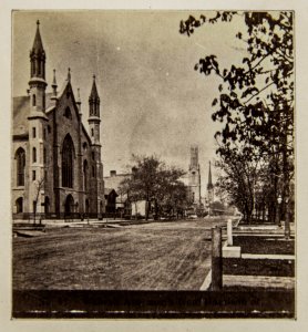 Chicago pre-fire, Wabash Ave. North from Harrison St. (NBY 1275)