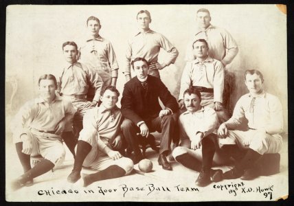 Chicago in door base ball team LCCN89712595 photo