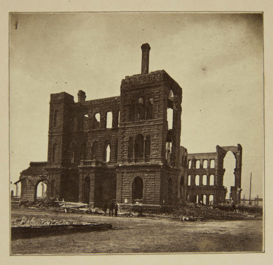 Chicago Fire of 1871, Michigan Southern Depot (NBY 1567)