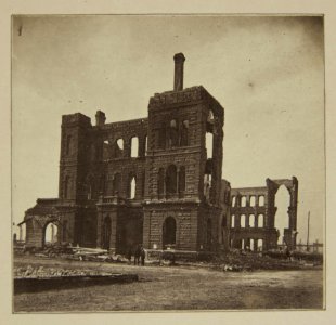 Chicago Fire of 1871, Michigan Southern Depot (NBY 1567)