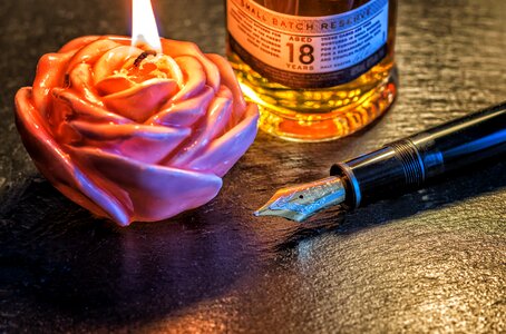 Gold write fountain pen