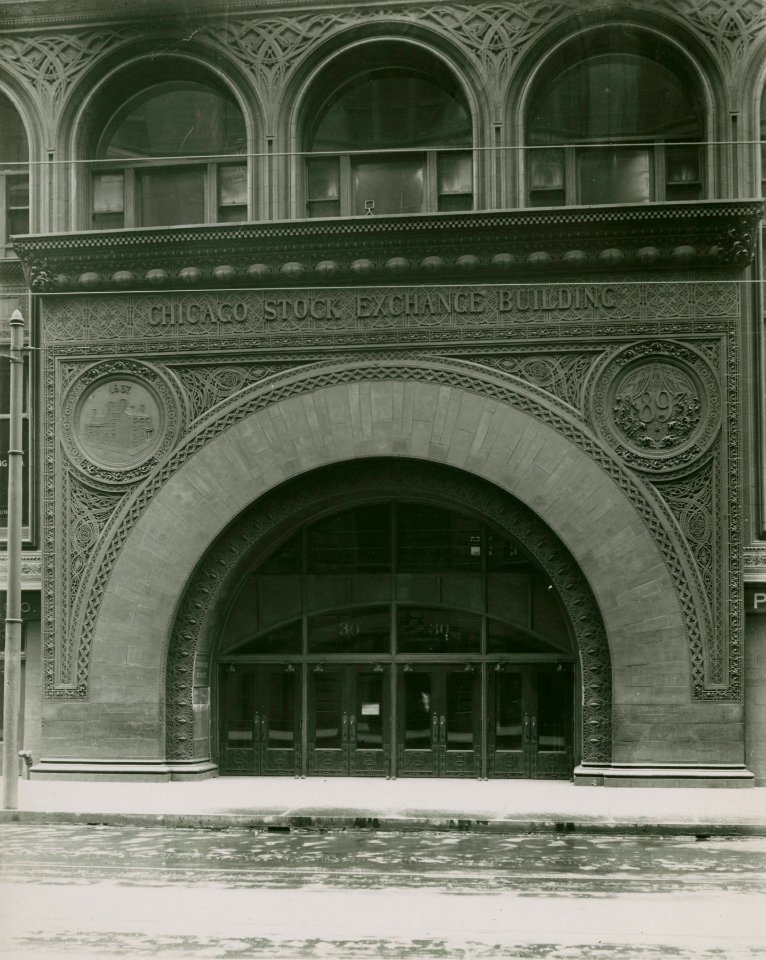 Chicago Stock Exchange Building, Chicago, early 20th century (NBY 636)