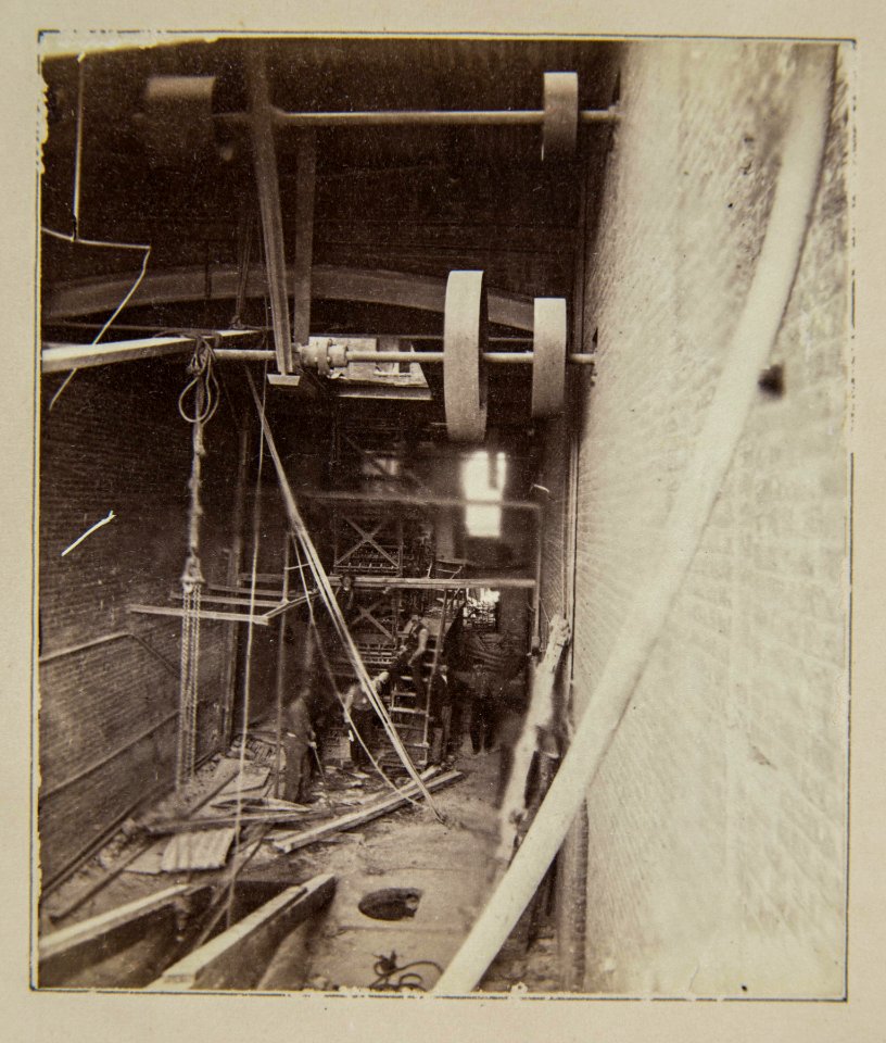 Chicago Fire of 1871, Tribune Press Room (NBY 1698)