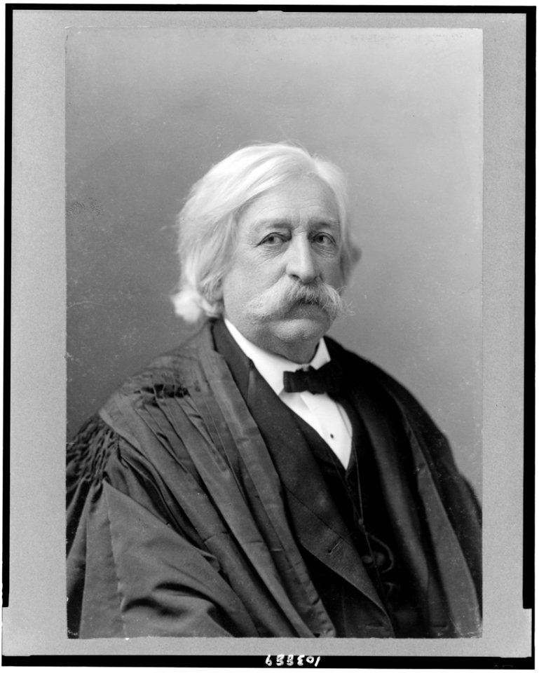 Chief Justice Melville Weston Fuller, half-length portrait, facing slightly right) - Marceau, Boston LCCN91789065