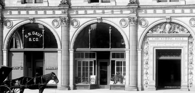 ChickeringHall 1900s Boston byDetroitPublishingCo LC detail