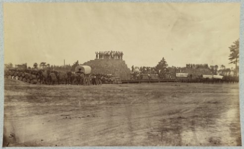 Commissary Depot at Cedar Level, Va. August, 1864 LCCN2012650156