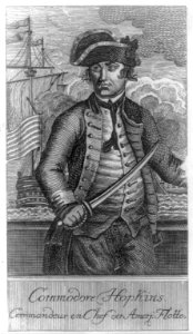 Commodore Hopkins - commandeur en chef der Amerj- flotte LCCN2003675611