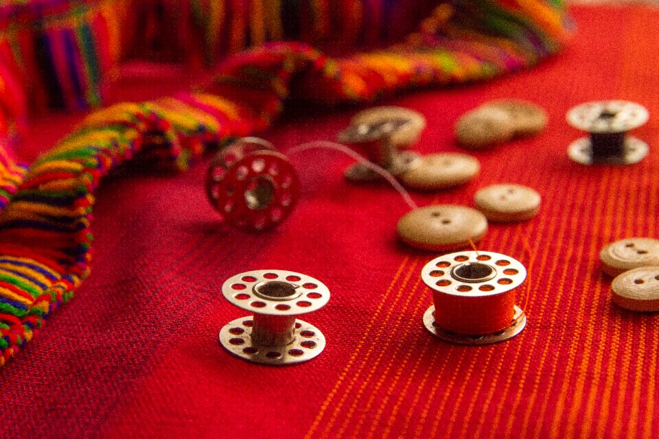 Shining handicraft textile