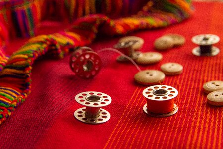 Shining handicraft textile