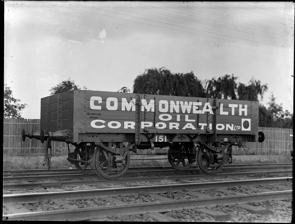 Commonwealth Oil Corporation goods wagon from The Powerhouse Museum