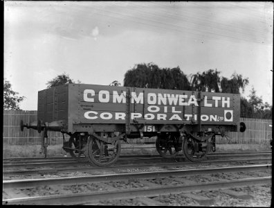 Commonwealth Oil Corporation goods wagon from The Powerhouse Museum photo