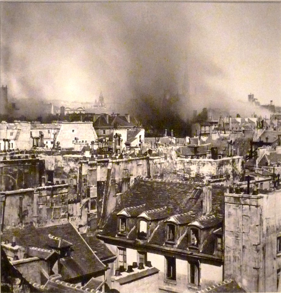 Commune de Paris 24 mai incendie du Palais de Justice
