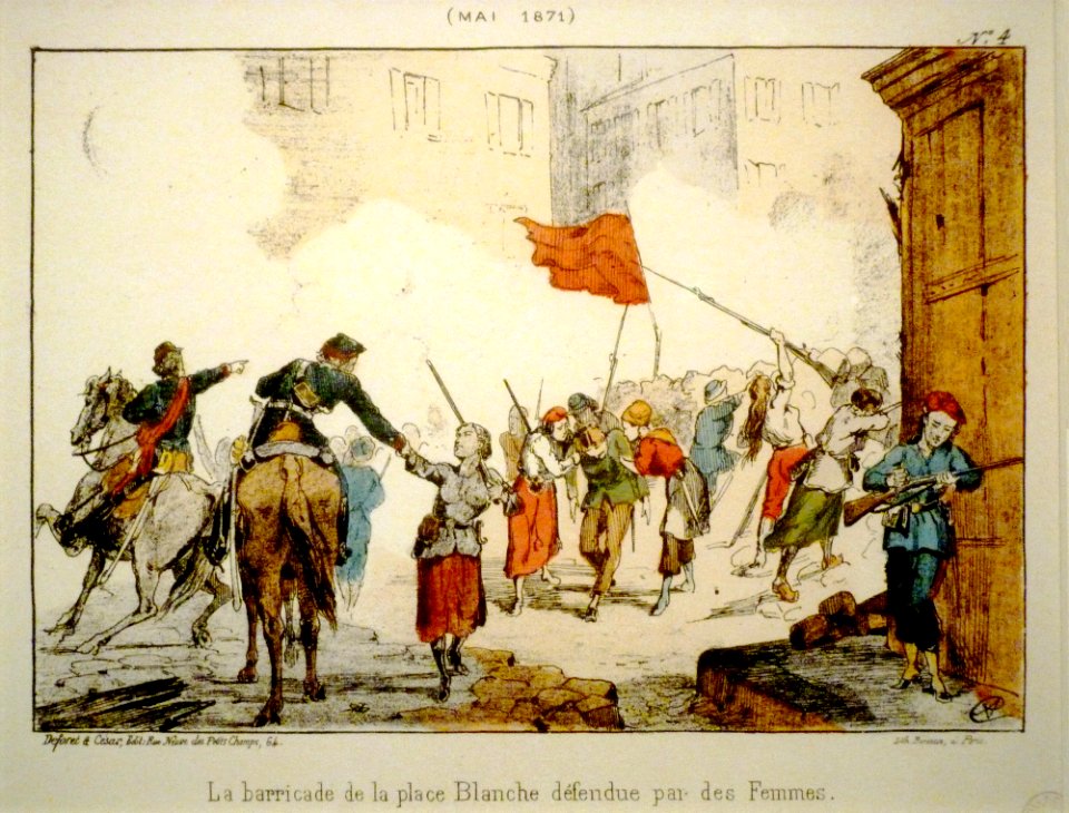 Commune de Paris barricade Place Blanche