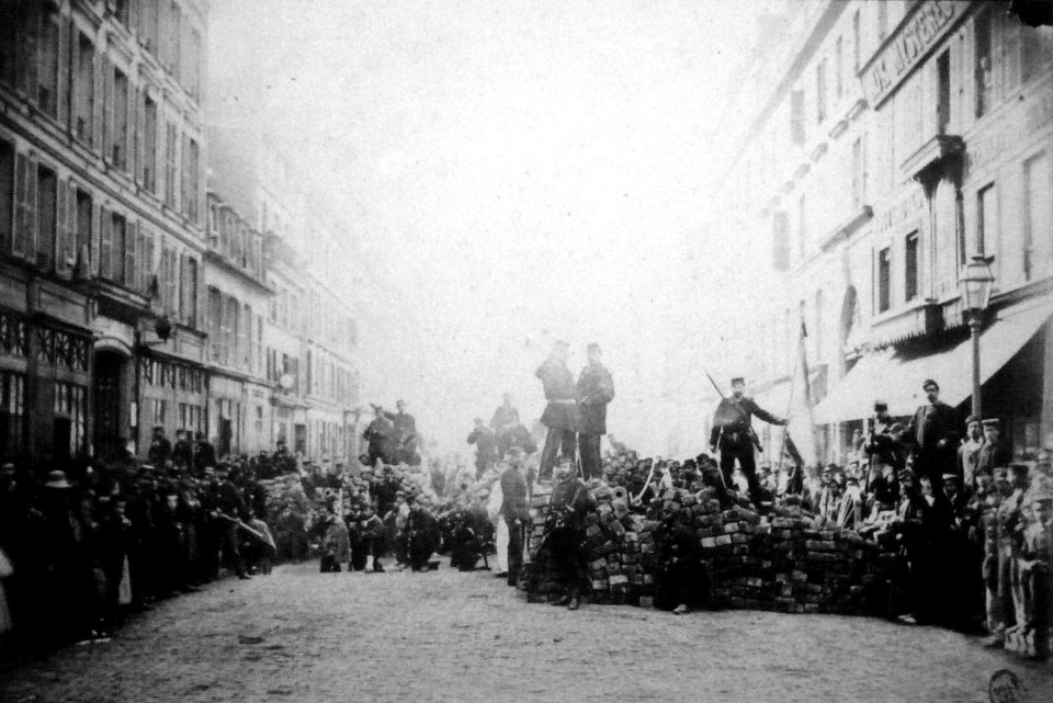 Commune de Paris barricade rue de Flandre