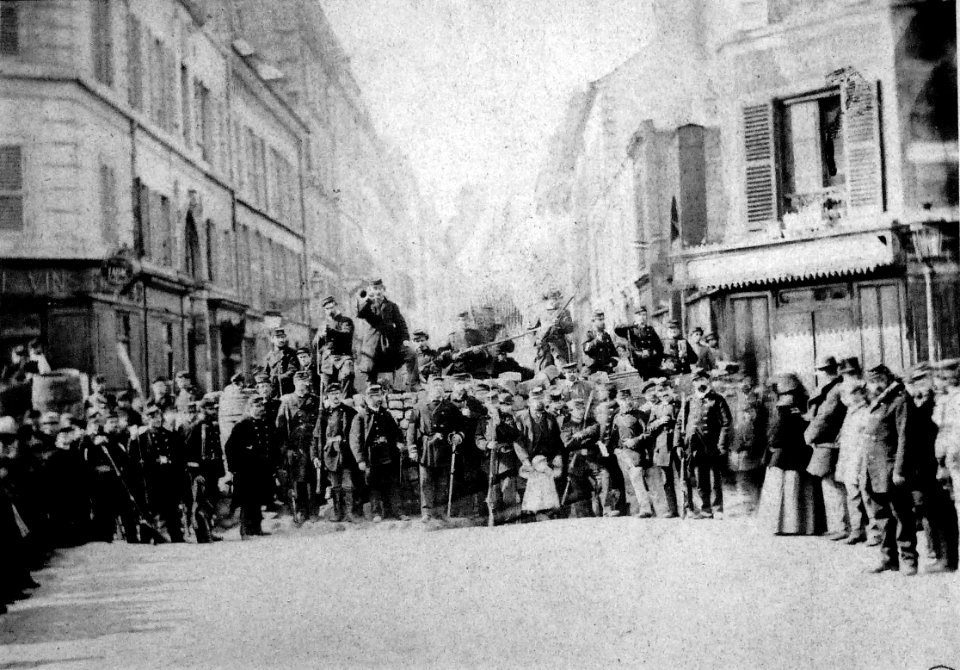 Commune de Paris barricade rue Saint-Sébastien
